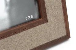 Flamant Milburn, Fotolijst, Wol En Leer, 15X20^ Decoratie