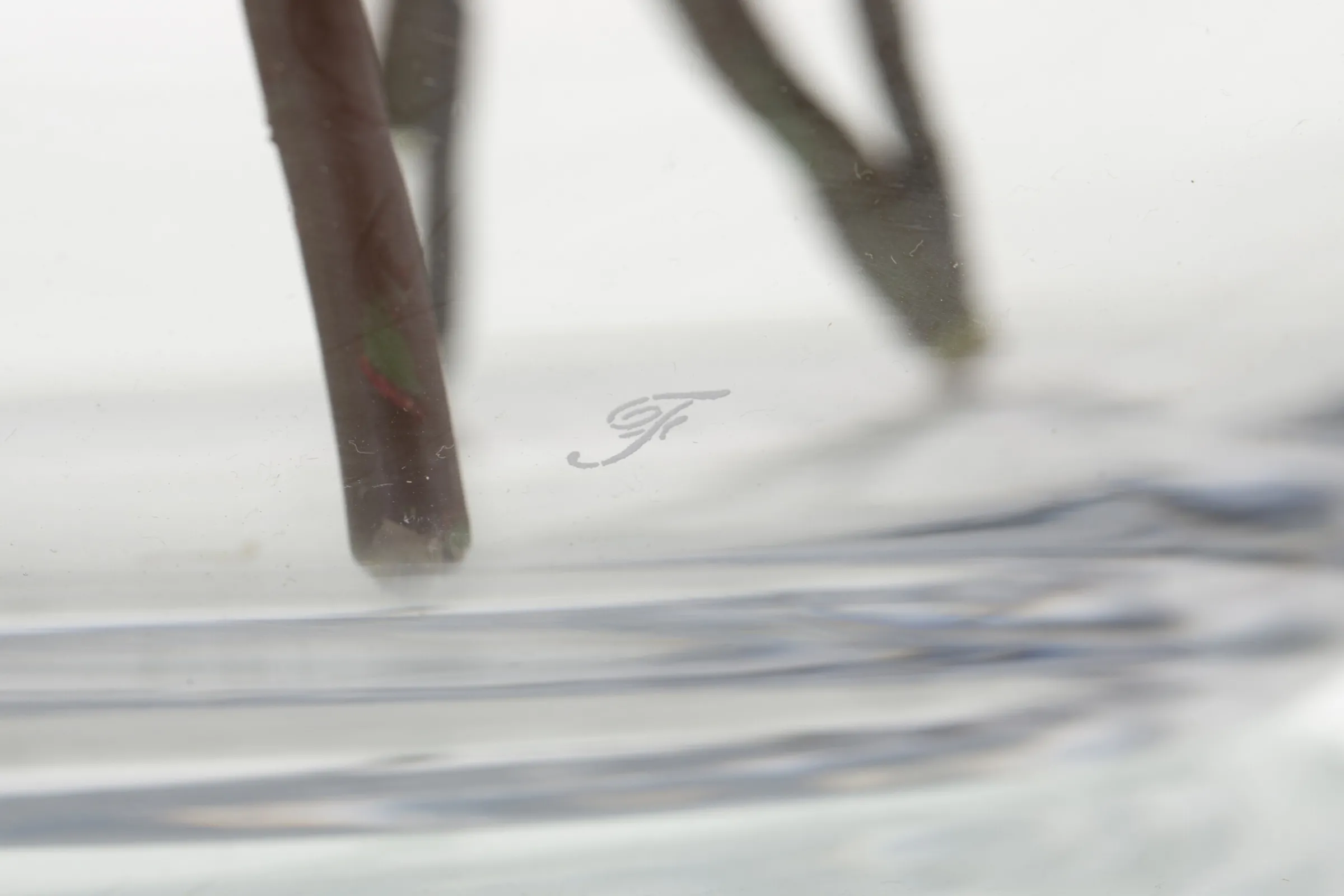 Flamant Mirac, Vaas, Glas, H30^ Decoratie