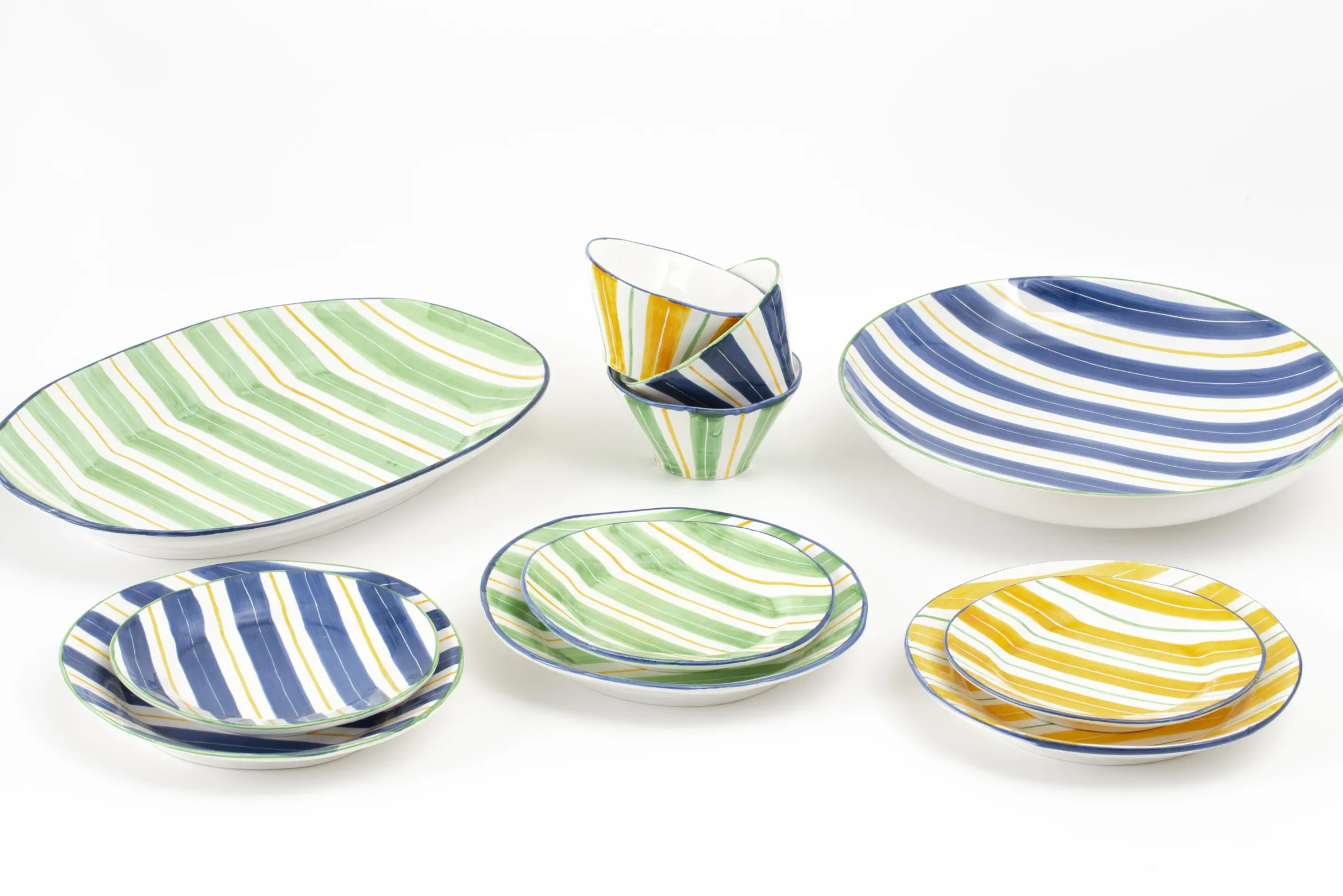 Flamant Nanna, Kom, Groen^ Borden, Borden En Kommen