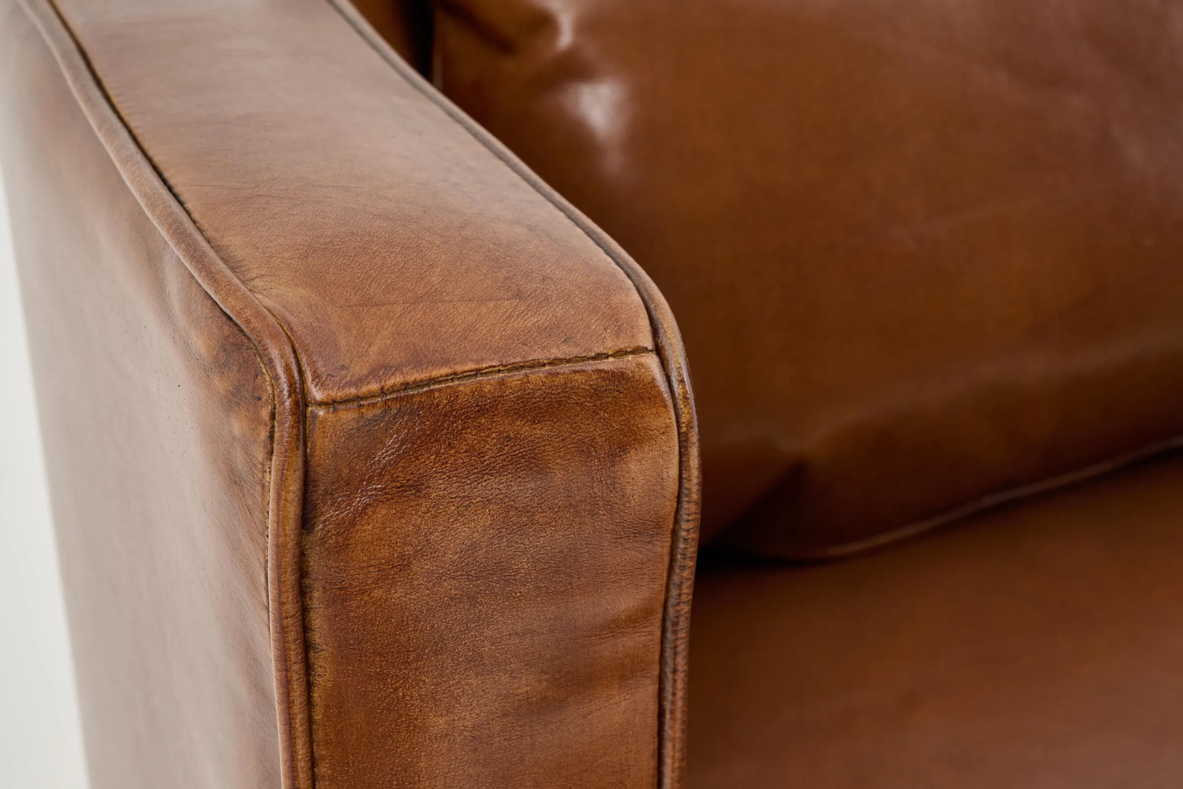 Flamant Nelia, Fauteuil, Leer Cognoac, Draaibaar^ Banken