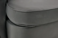 Flamant Nelia, Fauteuil, Leer Zwart, Draaibaar^ Banken