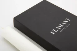 Flamant Nell, Tafelkaars, Kleur Wit, Set Van 4^ Decoratie