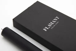 Flamant Nell, Tafelkaars, Kleur Zwart, Set Van 4^ Decoratie