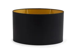 Flamant Ovaal, Lampenkap, Zwart En Goud, Ovaal, 35 Cm^ Verlichting