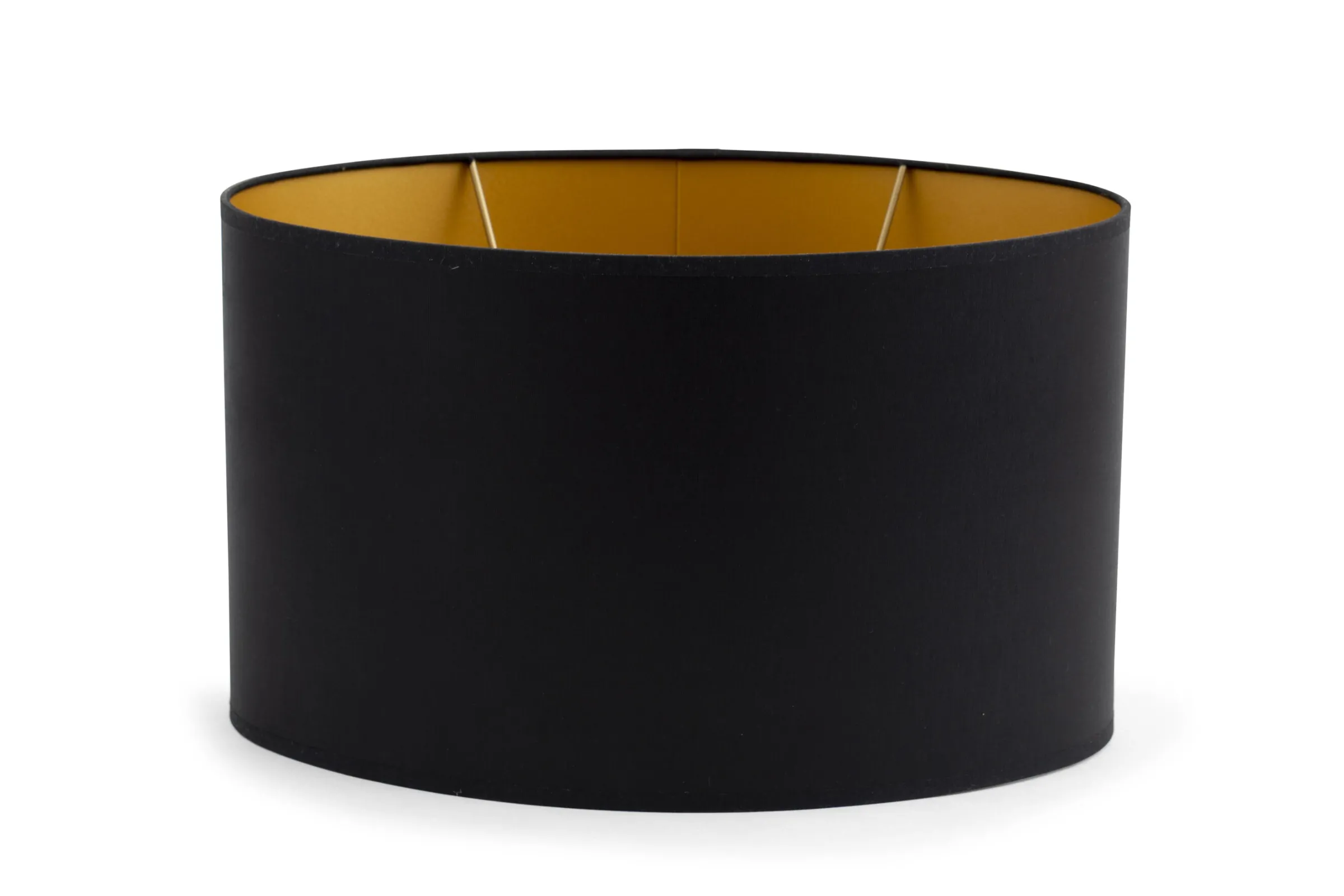 Flamant Ovaal, Lampenkap, Zwart En Goud, Ovaal, 35 Cm^ Verlichting