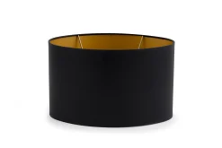 Flamant Ovaal, Lampenkap, Zwart En Goud, Ovaal, 30 Cm^ Verlichting