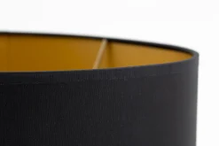 Flamant Ovaal, Lampenkap, Zwart En Goud, Ovaal, 30 Cm^ Verlichting