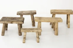 Flamant Paton, Kruk, Gerecycled Hout^ Banken