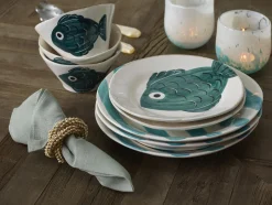 Flamant Phills, Servet, Ijsberggroen, Set Van 6^ Eetkamer- En Keukentextiel