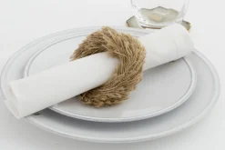 Flamant Phills, Servet, Wit, Set Van 6^ Eetkamer- En Keukentextiel