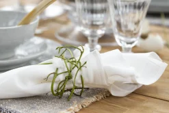 Flamant Phills, Servet, Wit, Set Van 6^ Eetkamer- En Keukentextiel