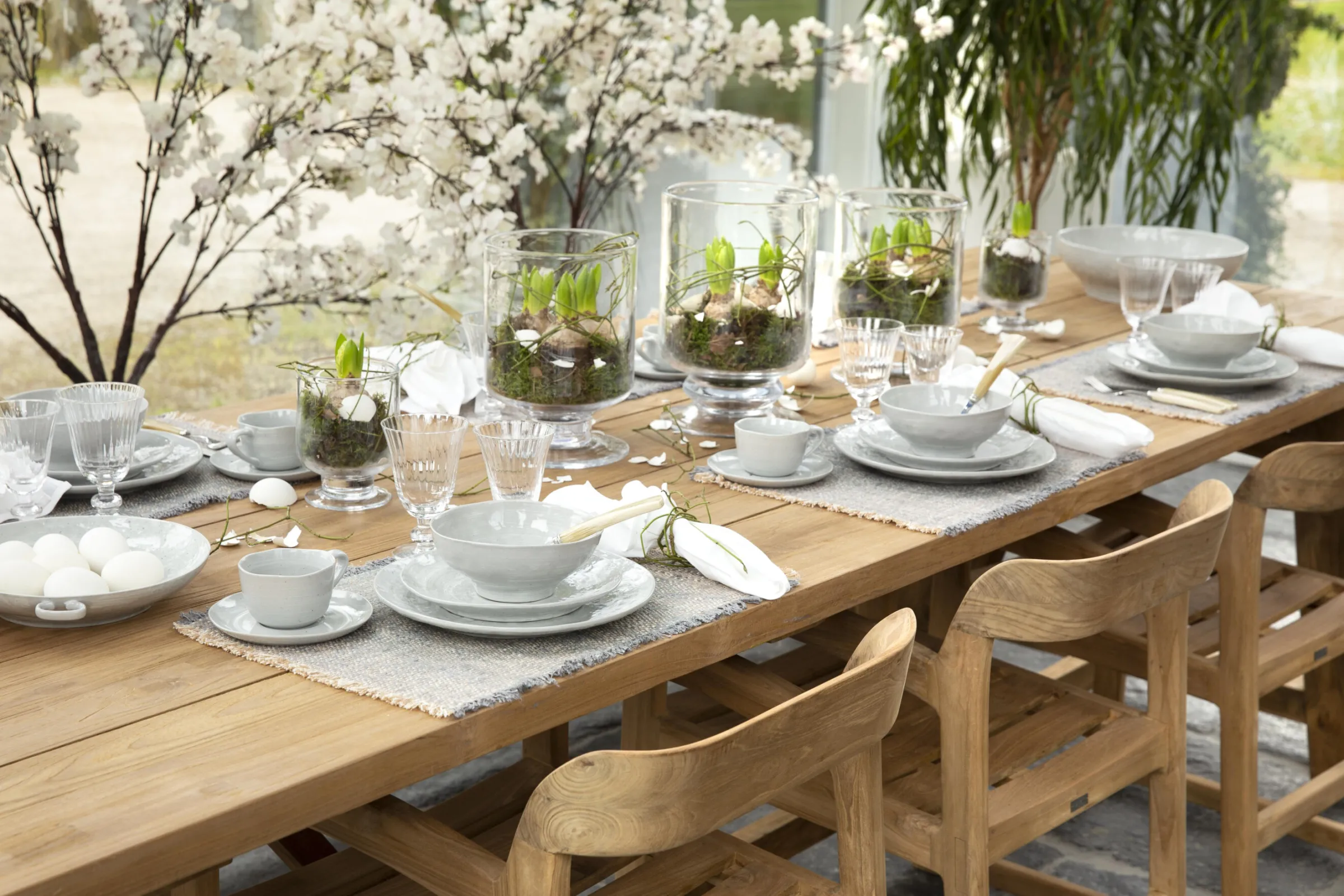 Flamant Phills, Servet, Wit, Set Van 6^ Eetkamer- En Keukentextiel