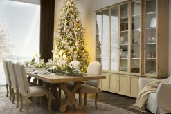 Flamant Reggie, Eettafel, Rechthoekig, Hout, Naturel^ Eettafels