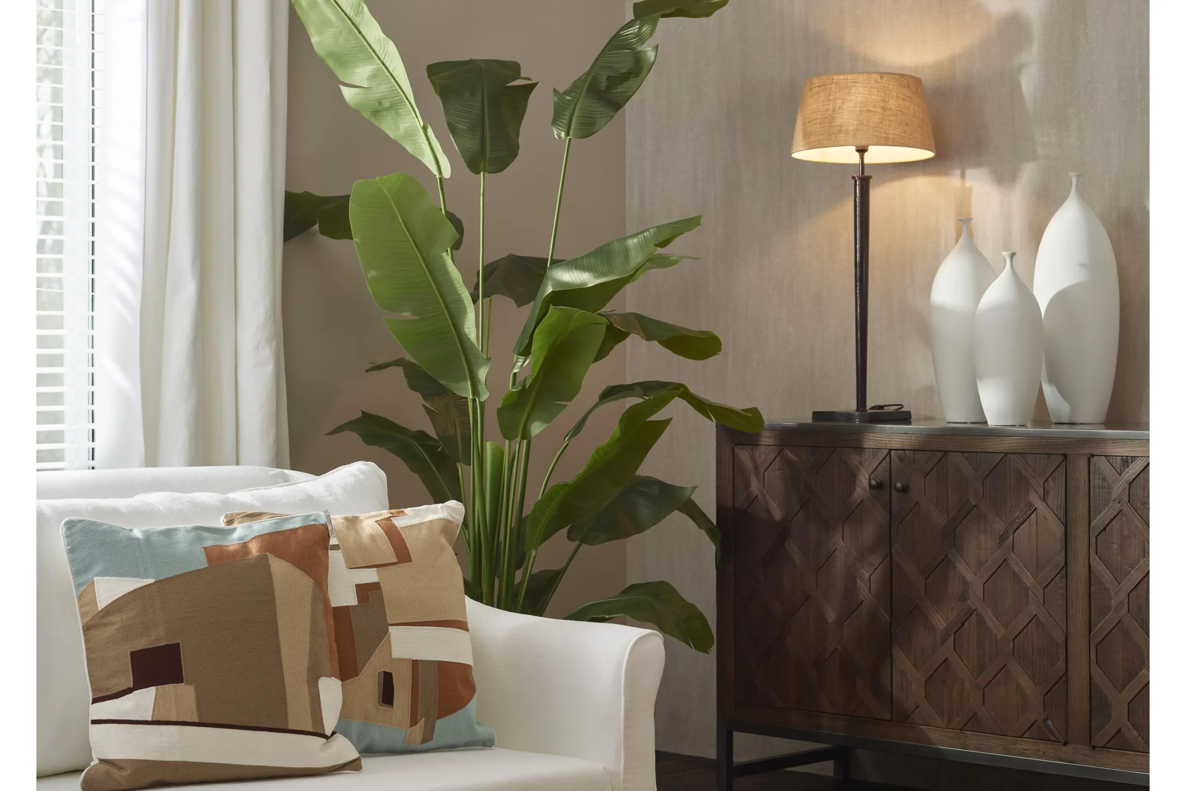 Flamant Regina, Vaas, Keramiek, Wit, Model 3^ Decoratie