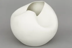 Flamant Reynolds, Vaas, Keramiek, Wit, Model 1^ Decoratie