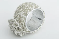 Flamant Rioja, Servetring, Kralen, Zilver^ Accessoires