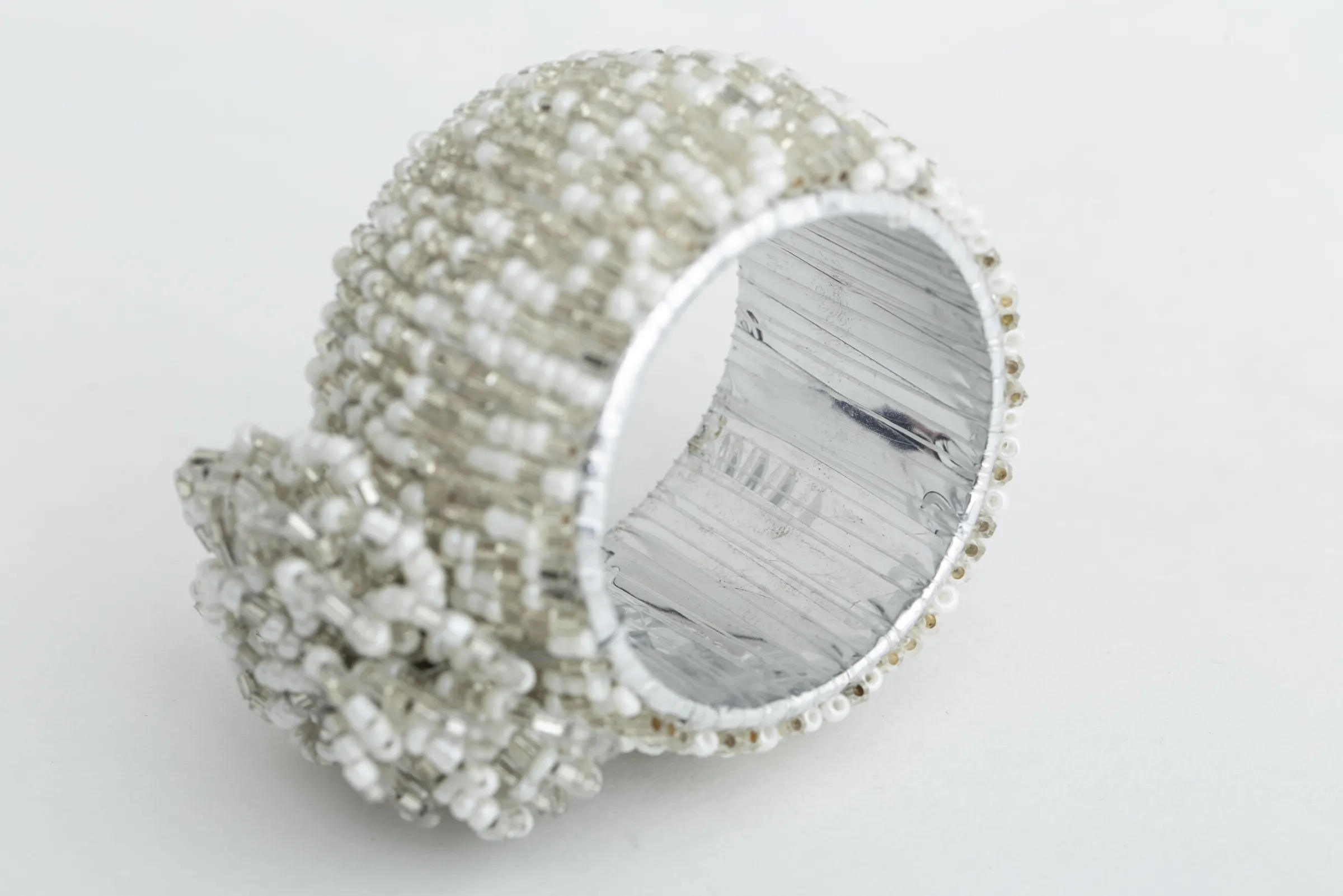 Flamant Rioja, Servetring, Kralen, Zilver^ Accessoires