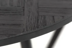 Flamant Robyn, Salontafel, Teruggewonnen Teak, Rond, Set Van 2^ Koffie Tafels