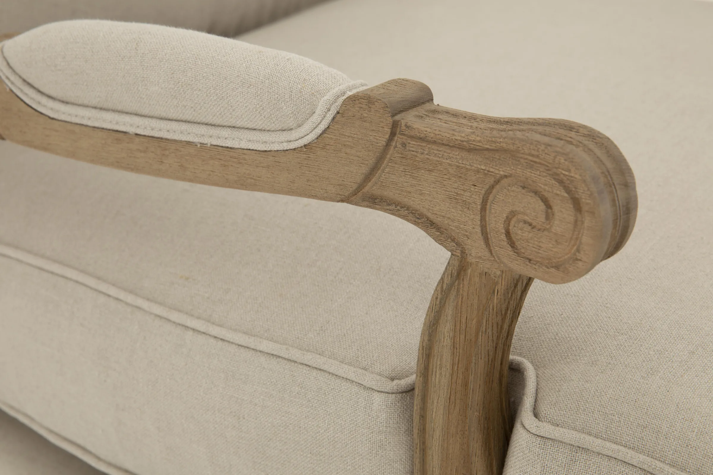 Flamant Sally, Fauteuil, Natuurlijk Linnen^ Banken