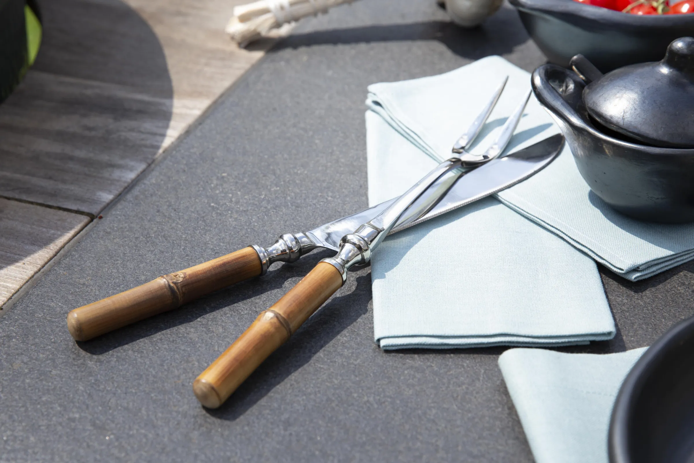 Flamant Samoa, Serveerset, Set Van 2^ Bestek