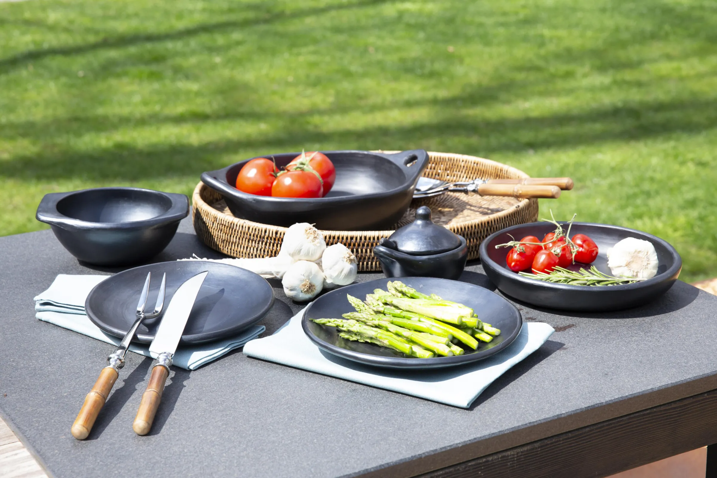 Flamant Samoa, Serveerset, Set Van 2^ Bestek