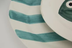 Flamant Sangha, Bord, 28 Cm, Strepen^ Borden, Borden En Kommen