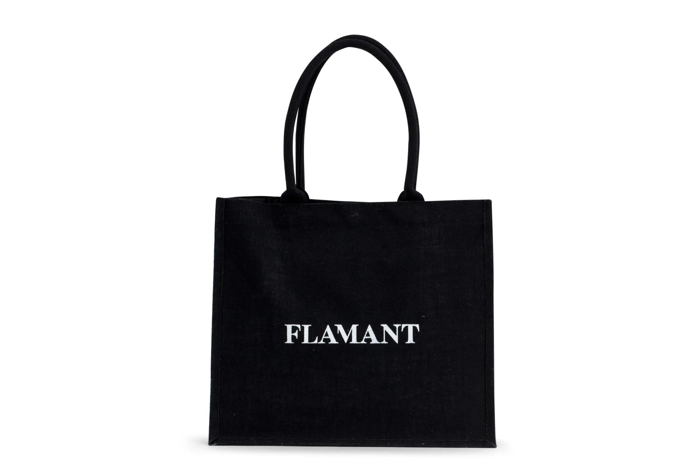 Flamant Shopper , Boodschappentas, Jute, Zwart^ Decoratie