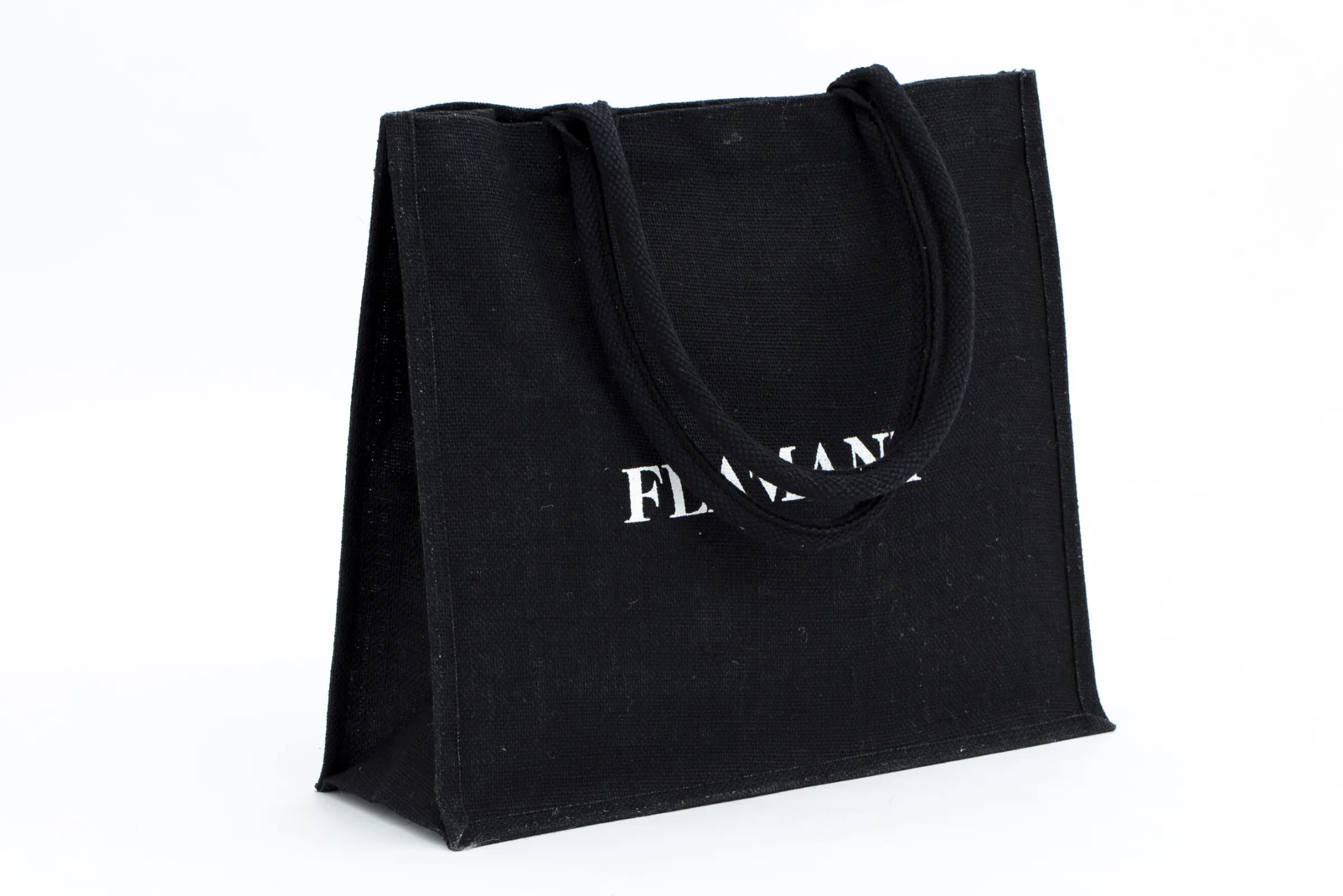 Flamant Shopper , Boodschappentas, Jute, Zwart^ Decoratie