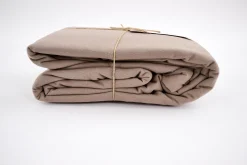 Flamant Stefano, Dekbedovertrek, 240X220, Moddersteen, Kussenslopen Niet Inbegrepen^ Beddegoed