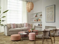 Flamant Tanina, Kussen, Oranje, Model 1^ Huishoudelijke Textiel