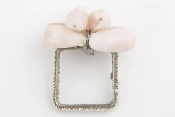 Flamant Tina, Servetring, Kralen, Wit^ Moederdag