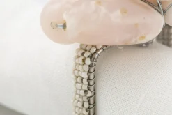 Flamant Tina, Servetring, Kralen, Wit^ Moederdag