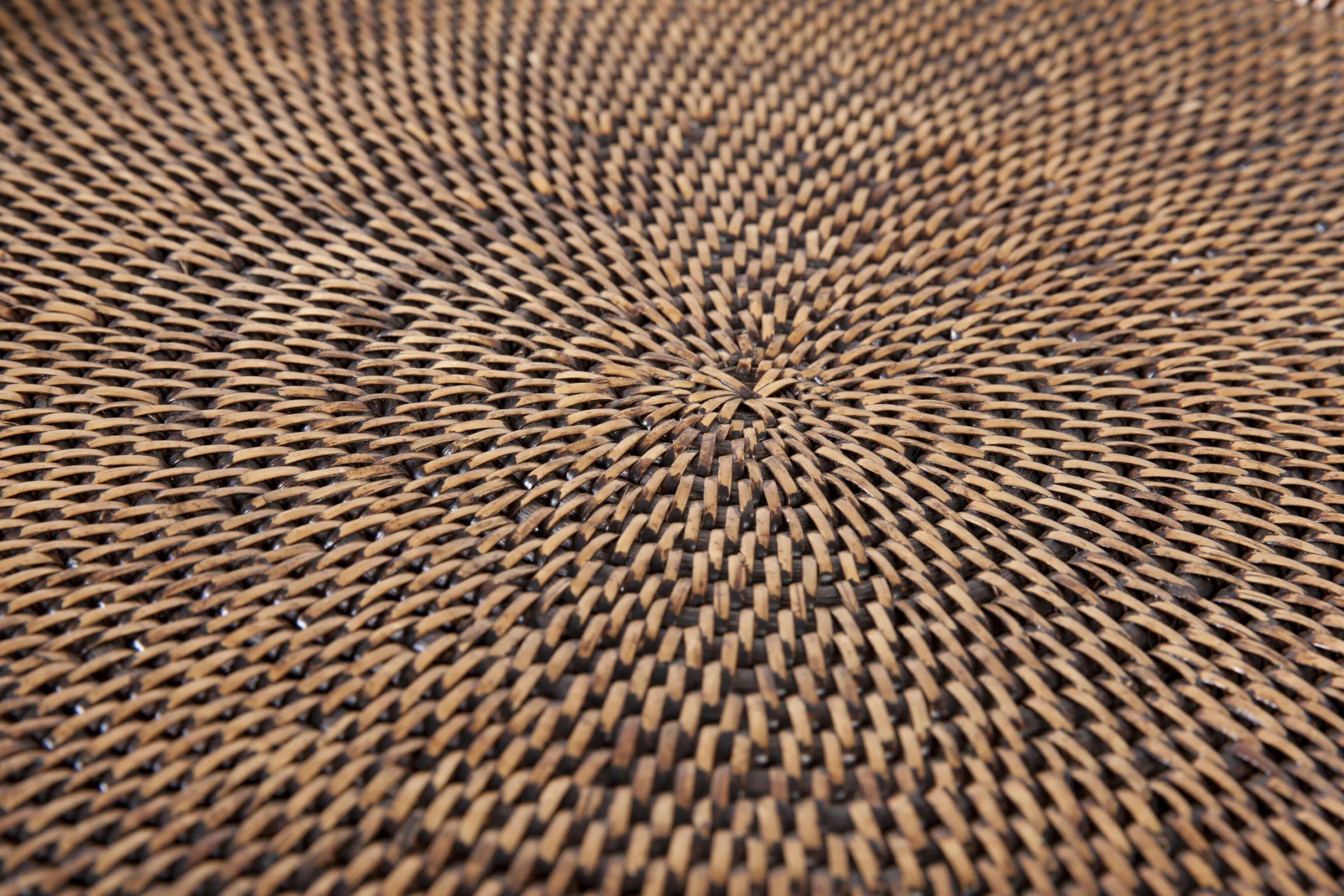 Flamant Togo, Dienblad, Rond, Riet, 48Cm^ Accessoires