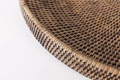 Flamant Togo, Dienblad, Rond, Riet, 48Cm^ Accessoires