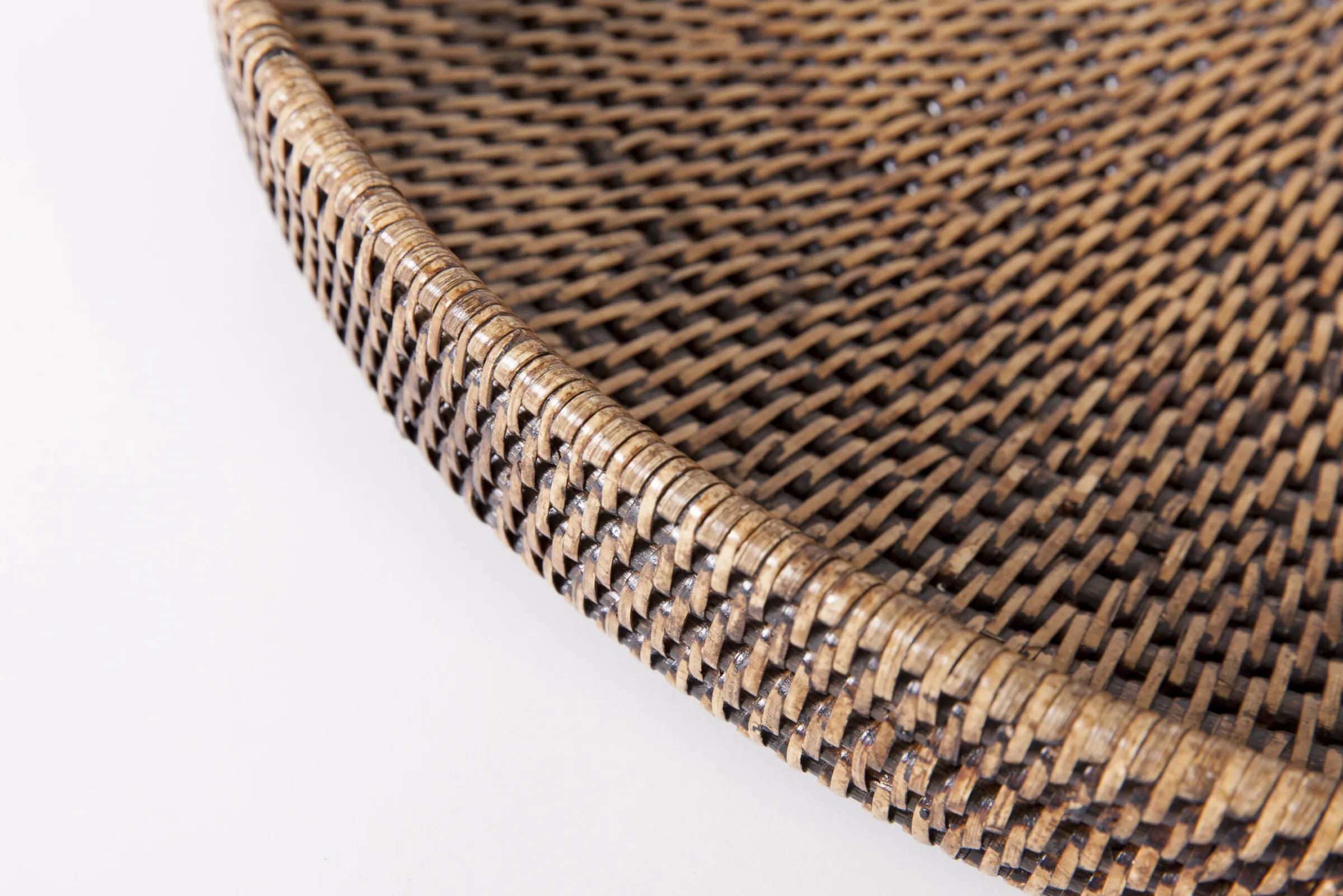 Flamant Togo, Dienblad, Rond, Riet, 48Cm^ Accessoires