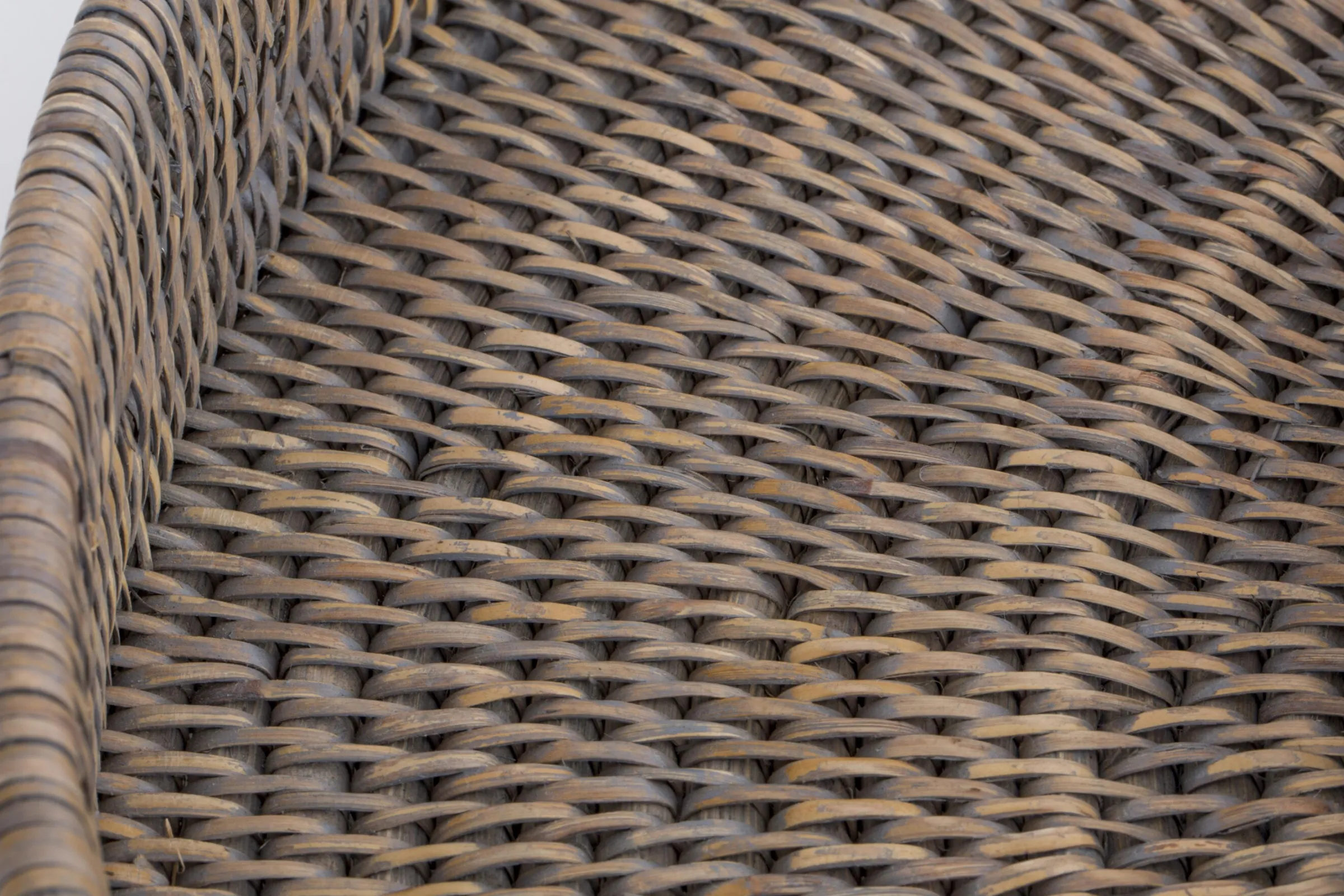 Flamant Togo, Dienblad, Rond, Riet, Grijs, 48Cm^ Accessoires