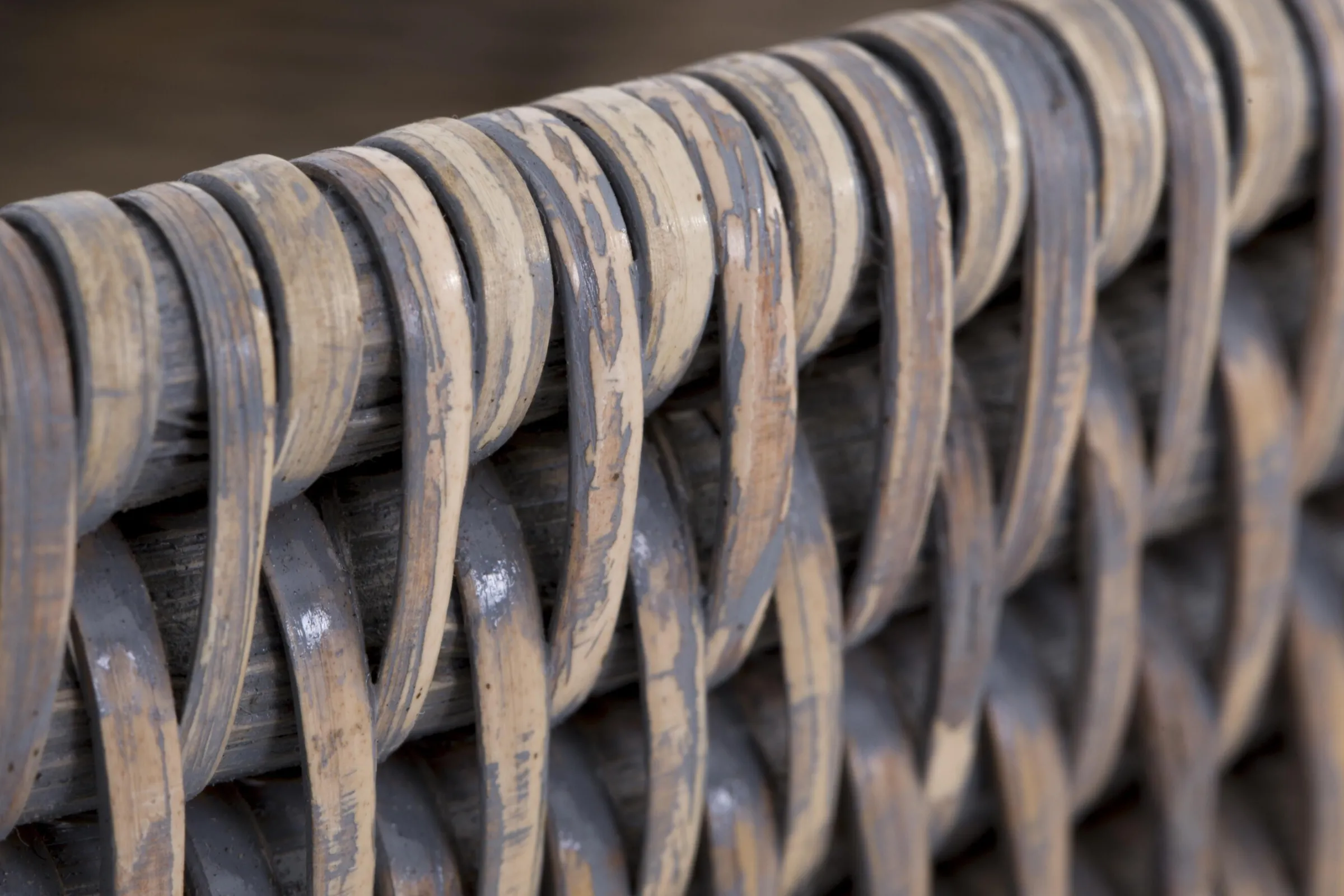 Flamant Togo, Dienblad, Rond, Riet, Grijs, 48Cm^ Accessoires