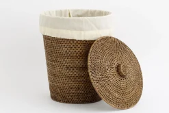 Flamant Togo, Linnenmand, Met Linnen Zak, Riet^ Moederdag