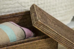 Flamant Togo, Mand, Met Deksel, Riet^ Decoratie