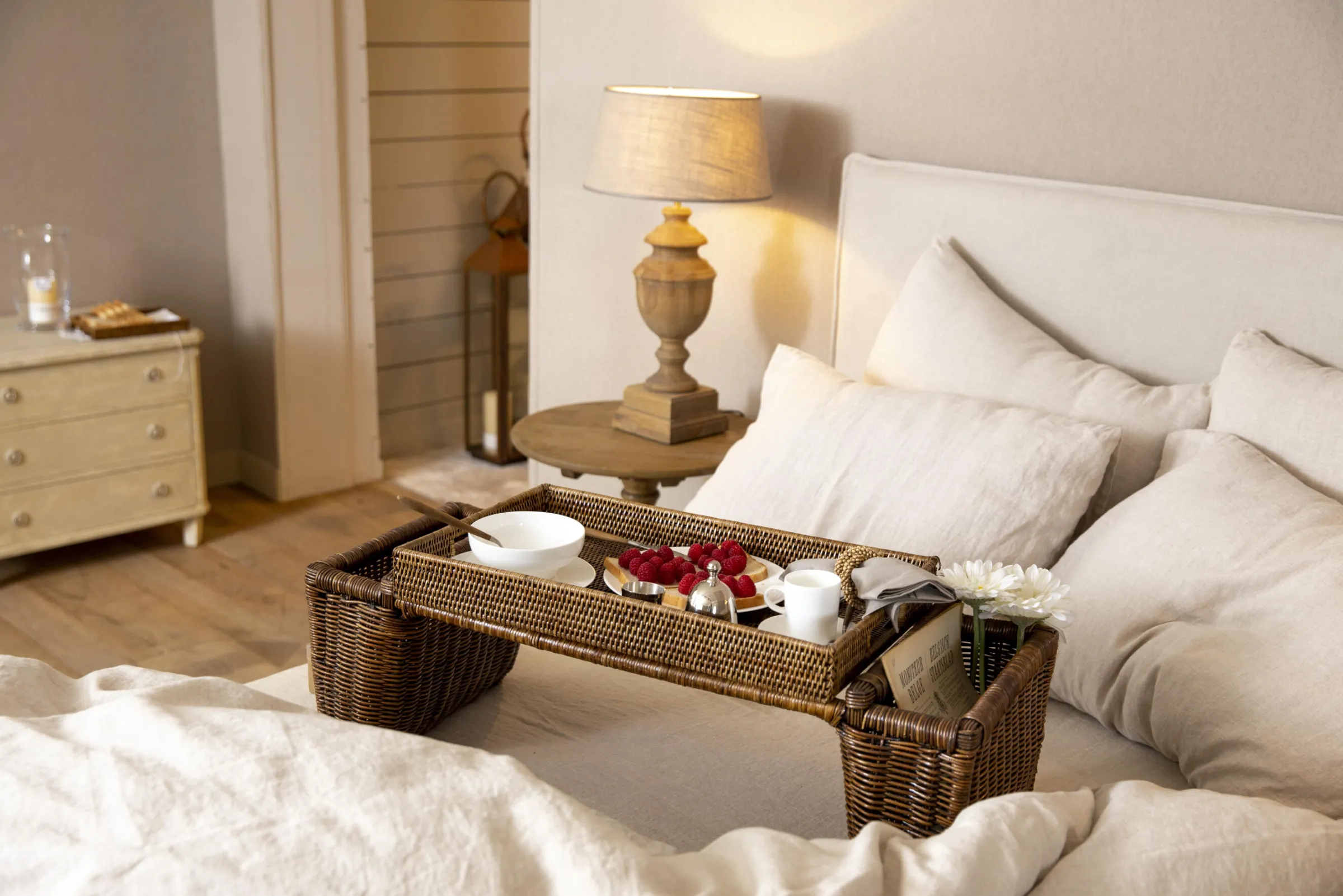 Flamant Togo, Ontbijttafel, Riet^ Accessoires