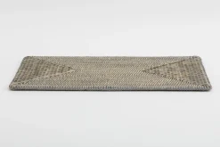 Flamant Togo, Placemat, Riet, Grijs, Rechthoekig^ Eetkamer- En Keukentextiel