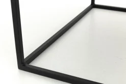 Flamant Urban, Bijzettafel, Eiken En Metaal, Donkerbruin^ Koffie Tafels