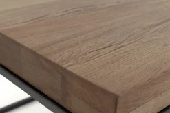 Flamant Urban, Bijzettafel, Eiken En Metaal, Lichtbruin^ Koffie Tafels