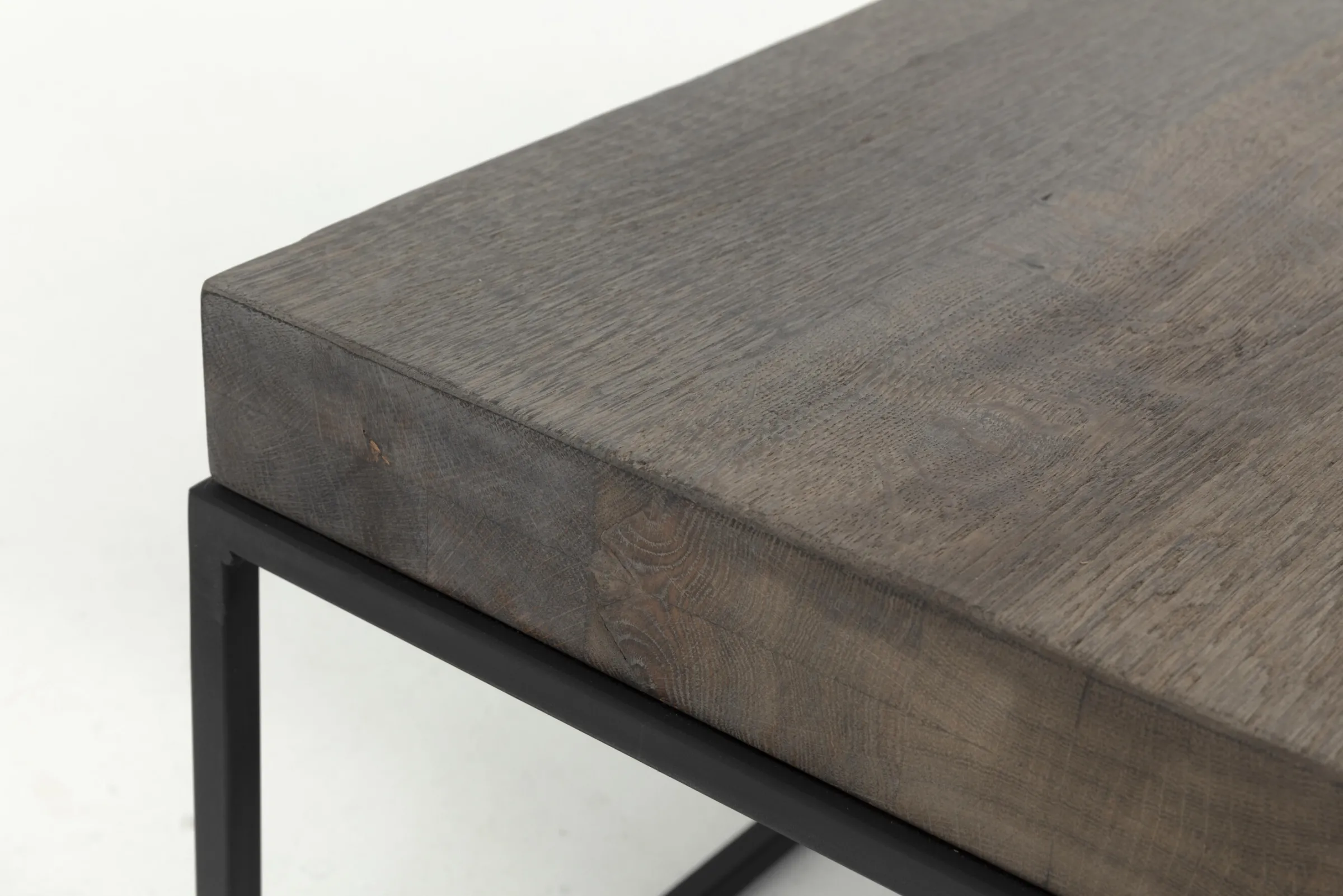 Flamant Urban, Salontafel, Eiken En Metaal, Donkerbruin^ Koffie Tafels