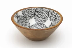 Flamant Veralie, Kom, Hout, Model 3^ Decoratie