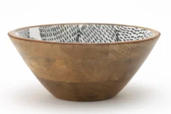 Flamant Veralie, Kom, Hout, Model 3^ Decoratie