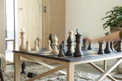 Flamant Vlaanderen, Schaakbordbasis, Eik^ Koffie Tafels