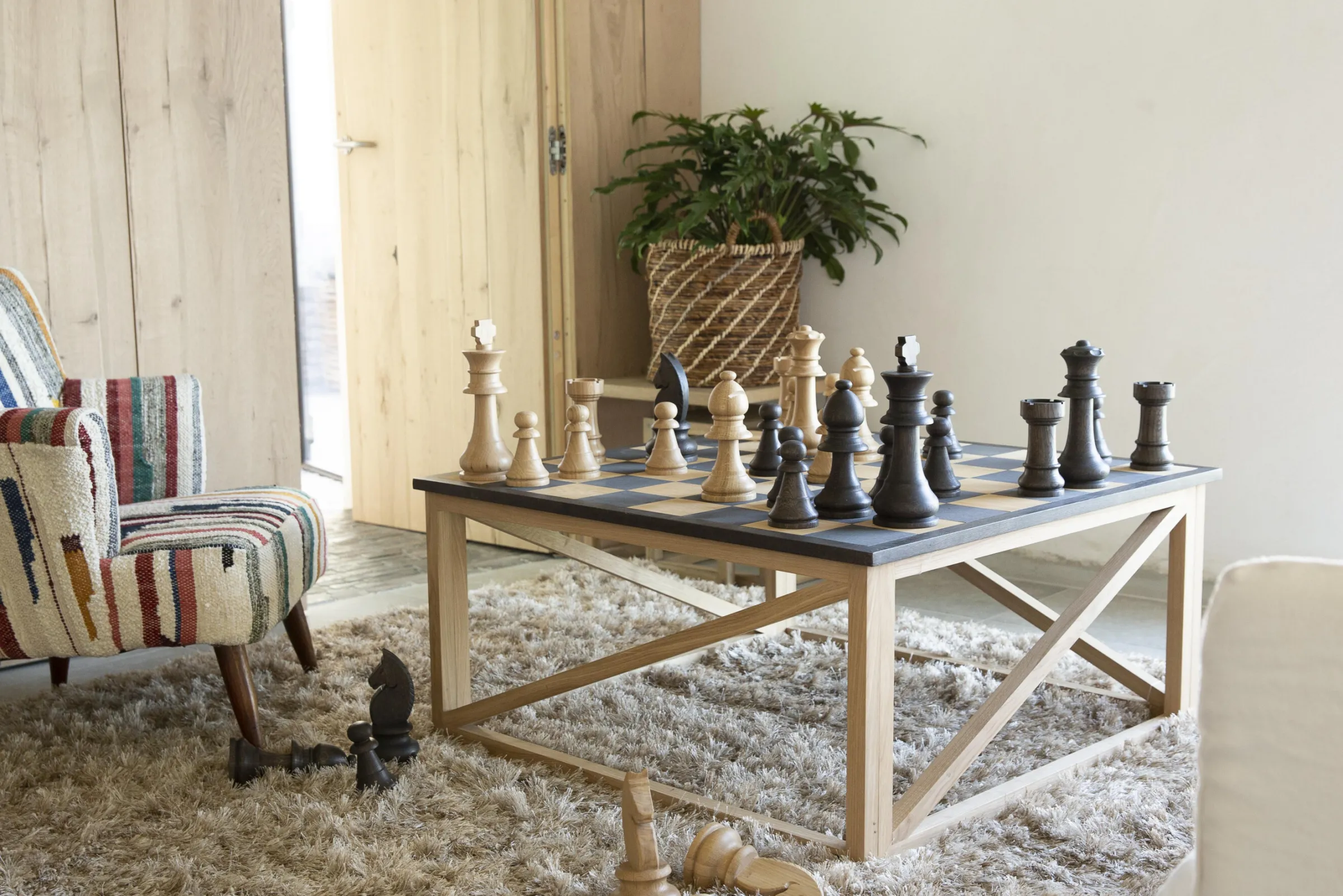 Flamant Vlaanderen, Schaakspel^ Decoratie