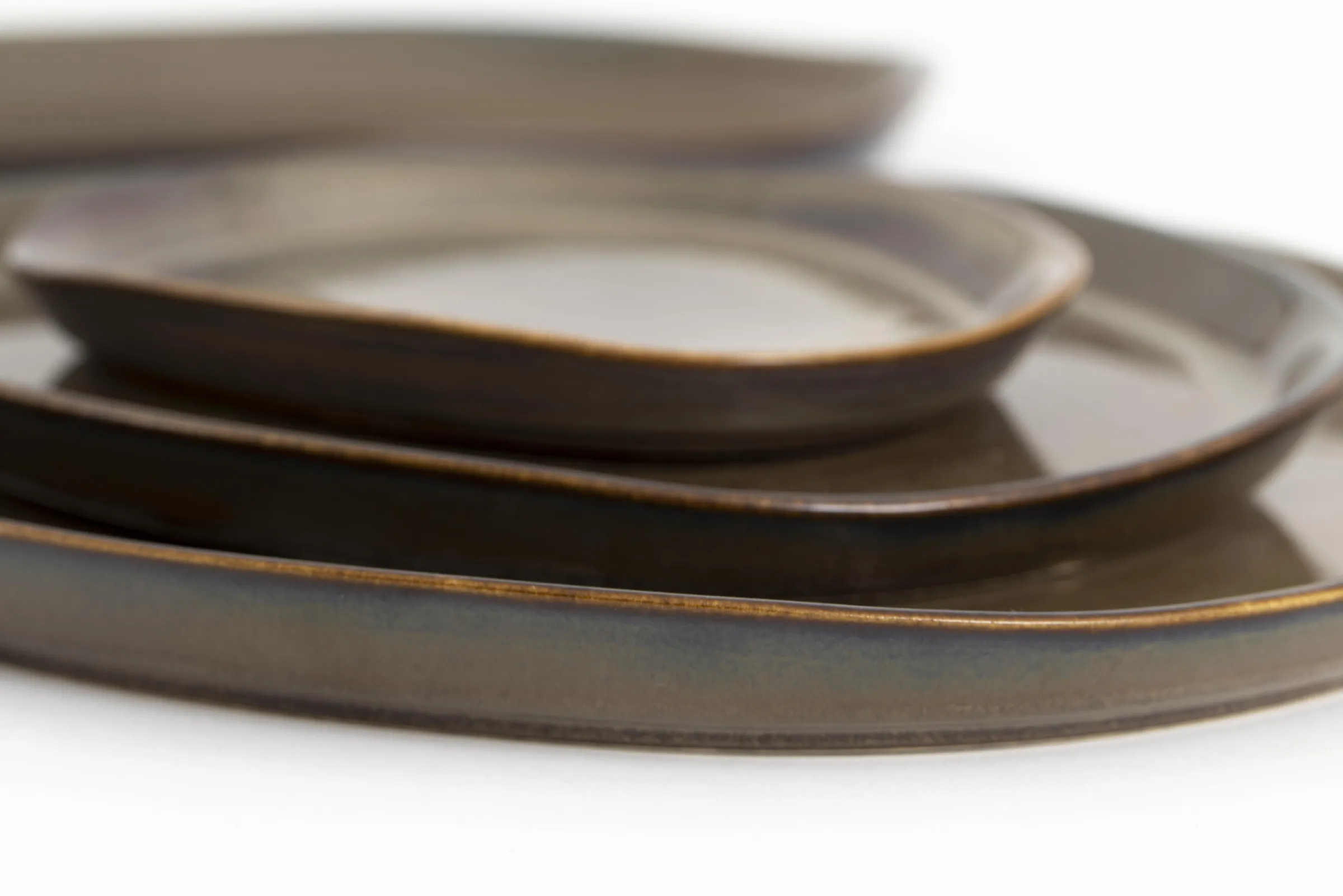 Flamant Vorm, Bord, Kaki, 21 Cm^ Borden, Borden En Kommen