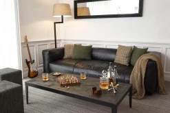 Flamant Webbs, Spiegel, Zwart^ Decoratie